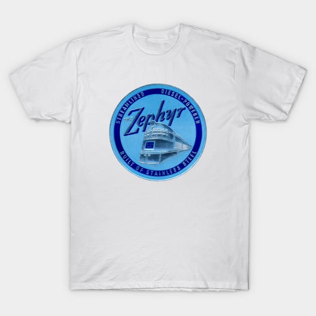 1934 The Zephyr Passenger Train T-Shirt by historicimage